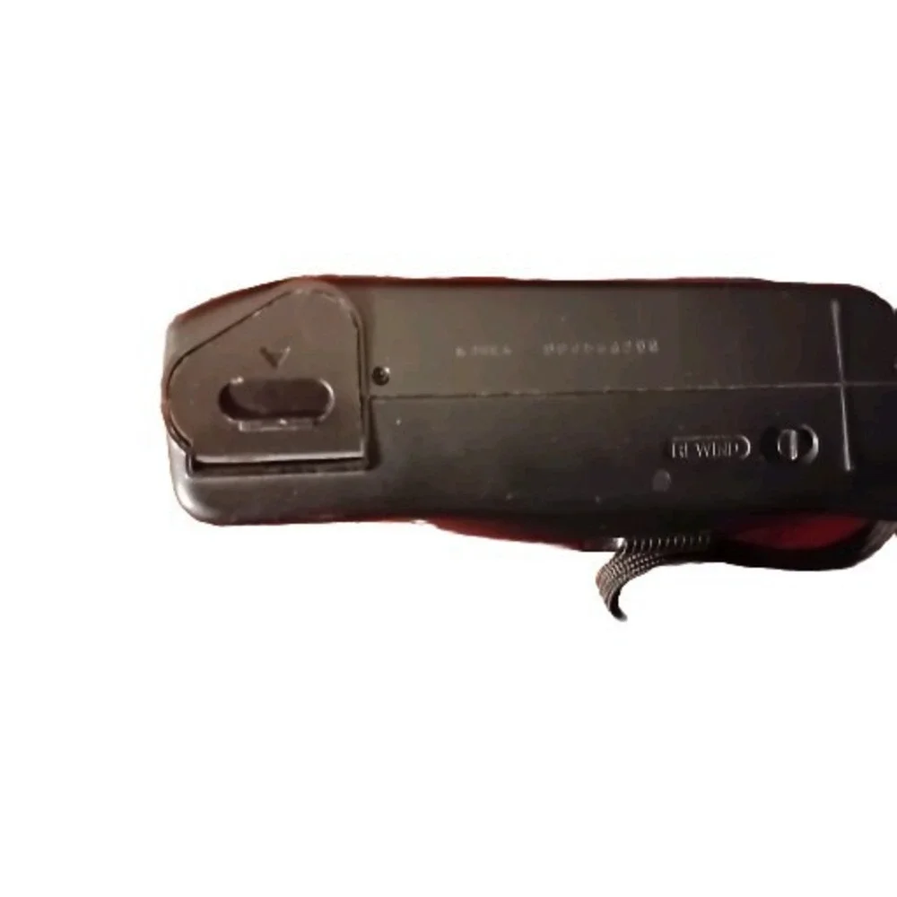 Vivitar PS44 Film Camera Black - For Parts, Rewinder Not Working Proper. Film In